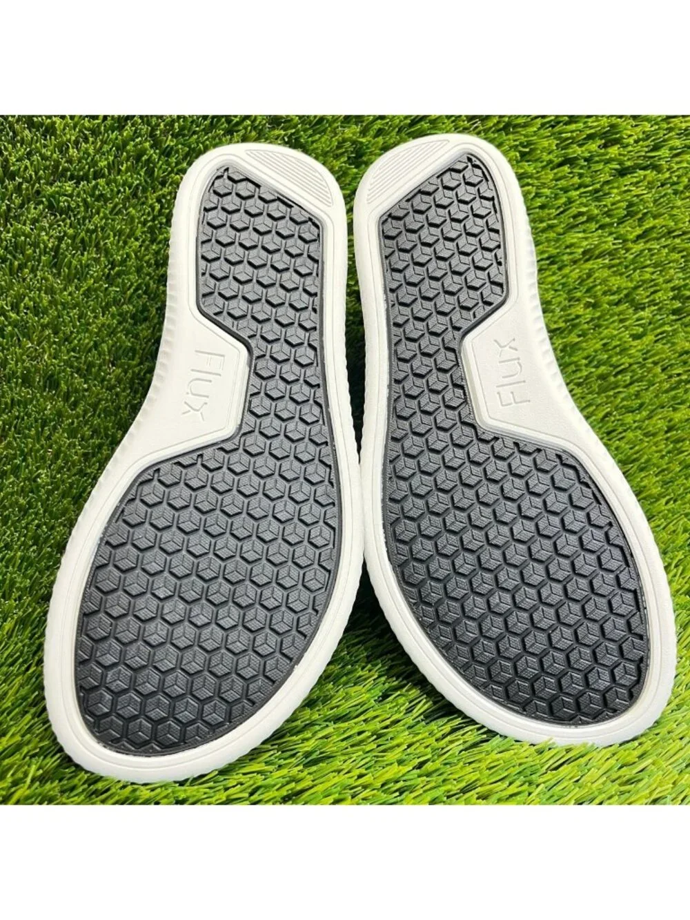 Flux Footwear Adapt Trainer White Mens Size 8.5 Athletic Knit Shoes Sneakers